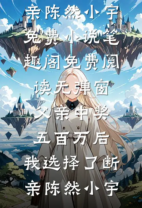 父亲中奖五百万后，我选择了断亲陈然小宇免费小说笔趣阁_免费阅读无弹窗父亲中奖五百万后，我选择了断亲(陈然小宇)