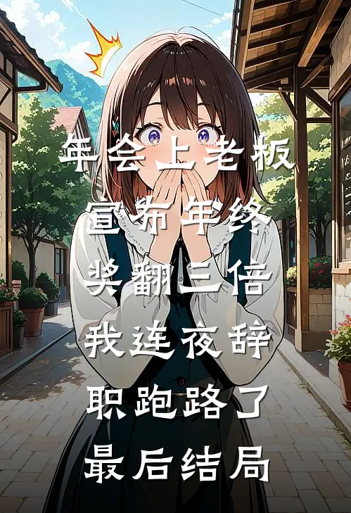 年会上老板宣布年终奖翻三倍，我连夜辞职跑路了最后结局