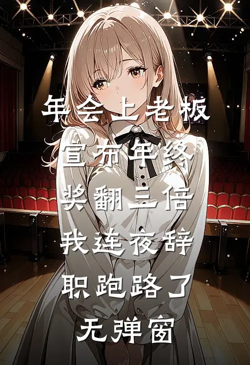 年会上老板宣布年终奖翻三倍，我连夜辞职跑路了无弹窗