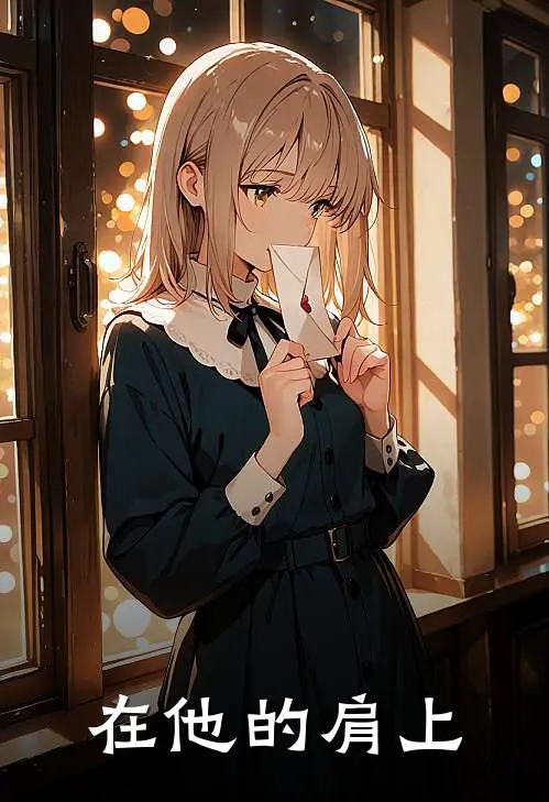 在他的肩上