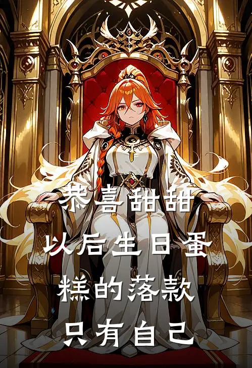 恭喜甜甜,以后生日蛋糕的落款只有自己