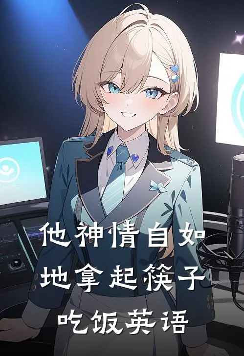 他神情自如地拿起筷子吃饭英语