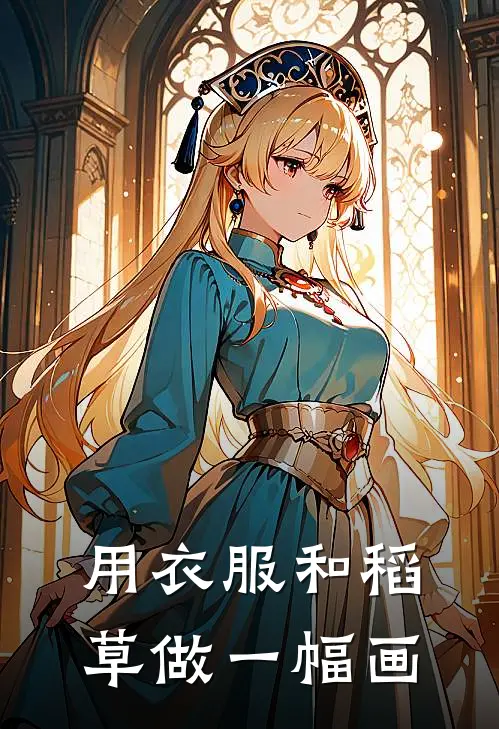 用衣服和稻草做一幅画