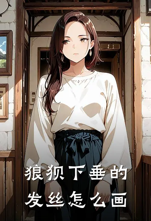 狼狈下垂的发丝怎么画