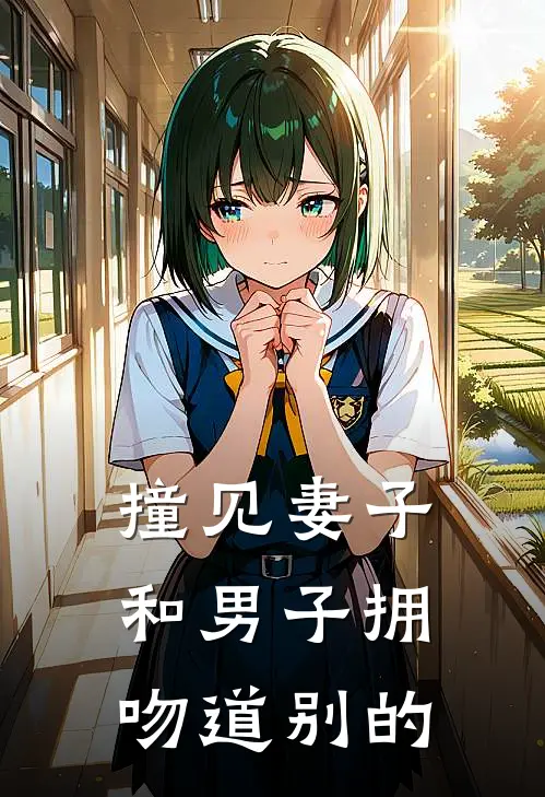 撞见妻子和男子拥吻道别的
