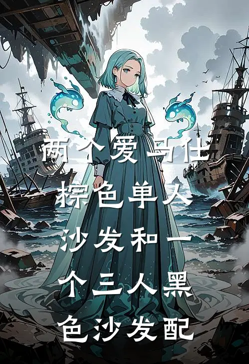两个爱马仕棕色单人沙发和一个三人黑色沙发配