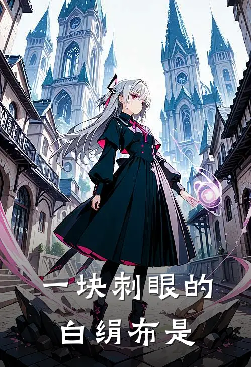 一块刺眼的白绢布是