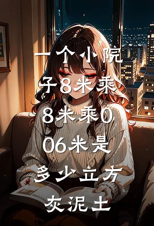 一个小院子8米乘8米乘0.06米是多少立方灰泥土