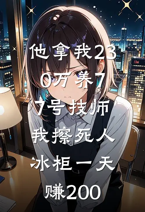 他拿我230万养77号技师，我擦死人冰柜一天赚200