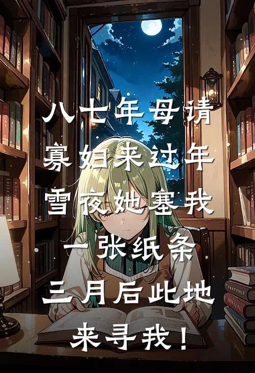 八七年母请寡妇来过年，雪夜她塞我一张纸条，三月后此地来寻我！