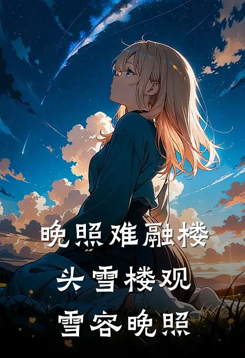 晚照难融楼头雪楼观雪容晚照