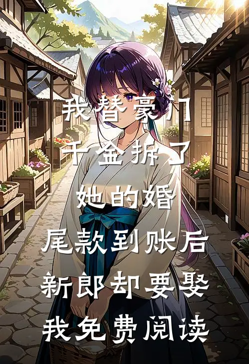 我替豪门千金拆了她的婚，尾款到账后新郎却要娶我免费阅读