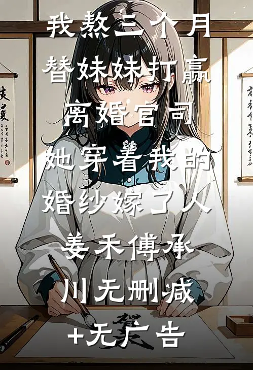 我熬三个月替妹妹打赢离婚官司，她穿着我的婚纱嫁了人姜禾傅承川无删减+无广告