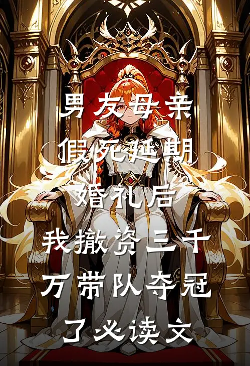 男友母亲假死延期婚礼后，我撤资三千万带队夺冠了必读文